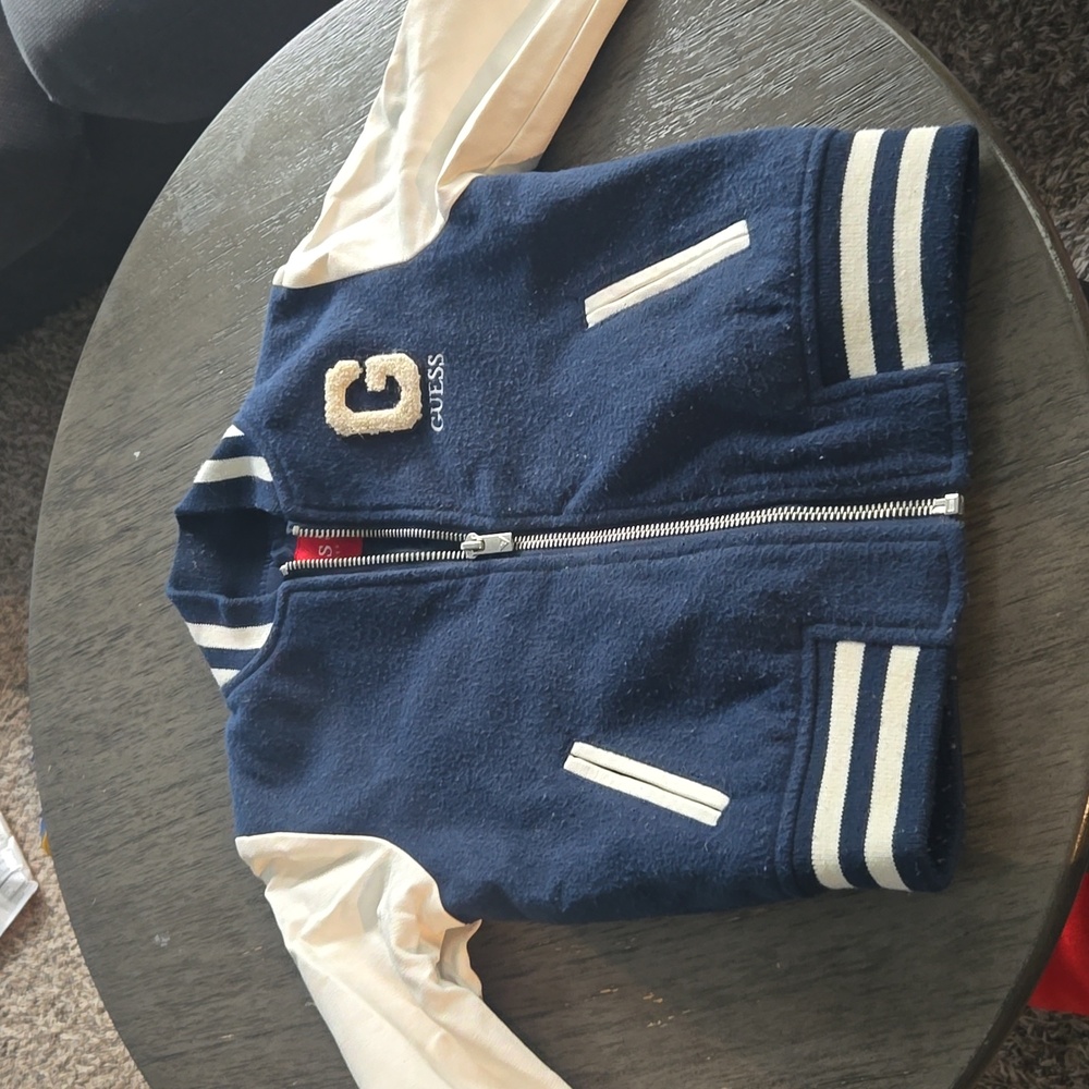 Guess toddler Letterman jacket